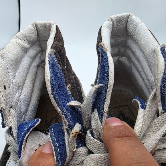 Vans Sk8-Hi Bolt True Blue Womens Size 5.5 High Top Skate Shoes Casual Walking - Picture 9 of 13